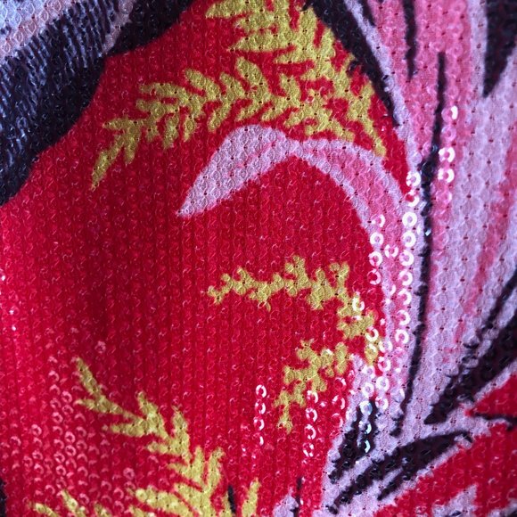 Diane Von Furstenburg Sequin Dress - Size 14 - Picture 4 of 7